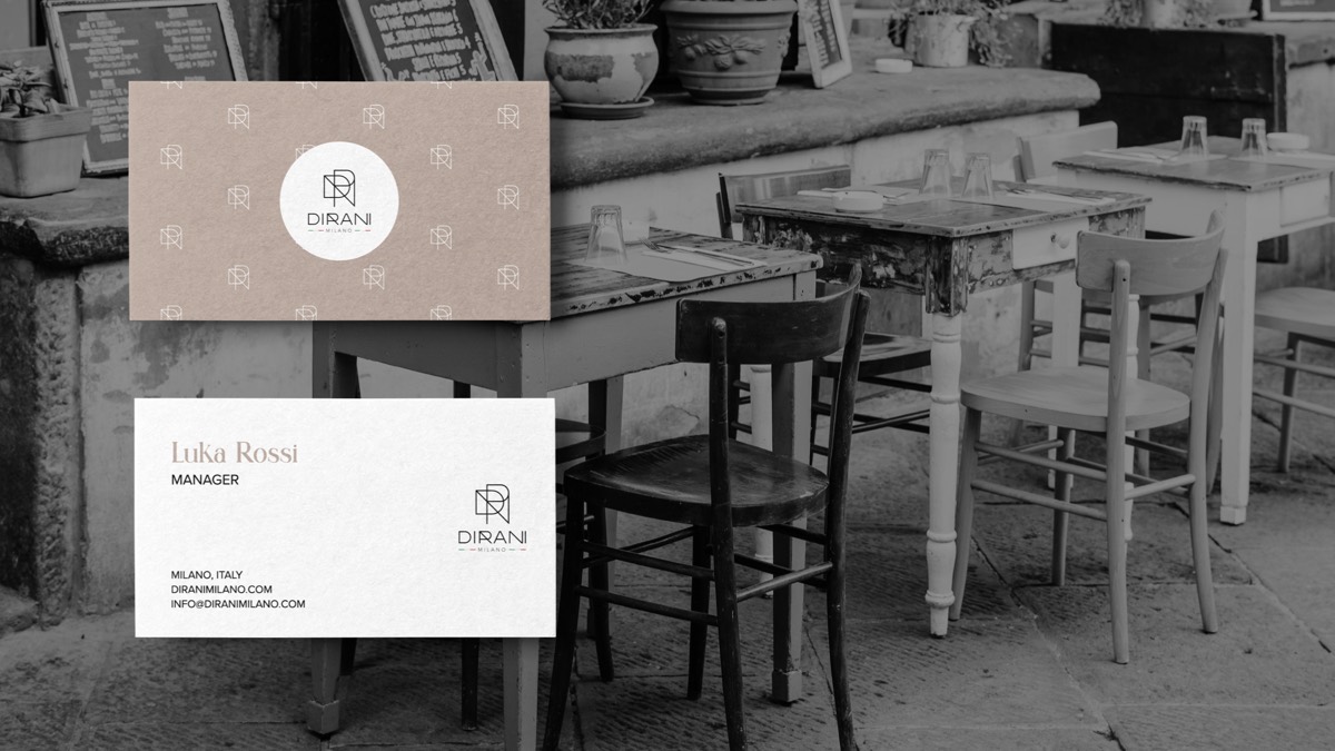 Dirani Milano business cards