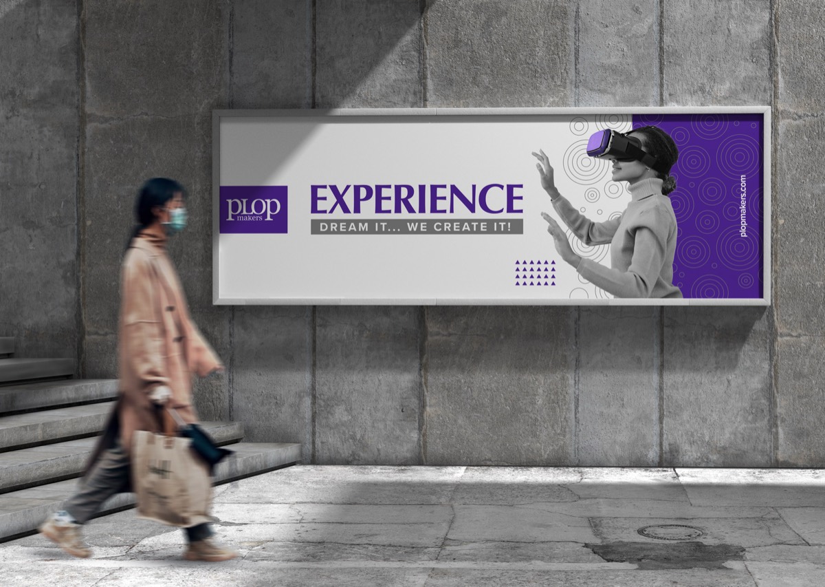 Plop Makers Experience billboard