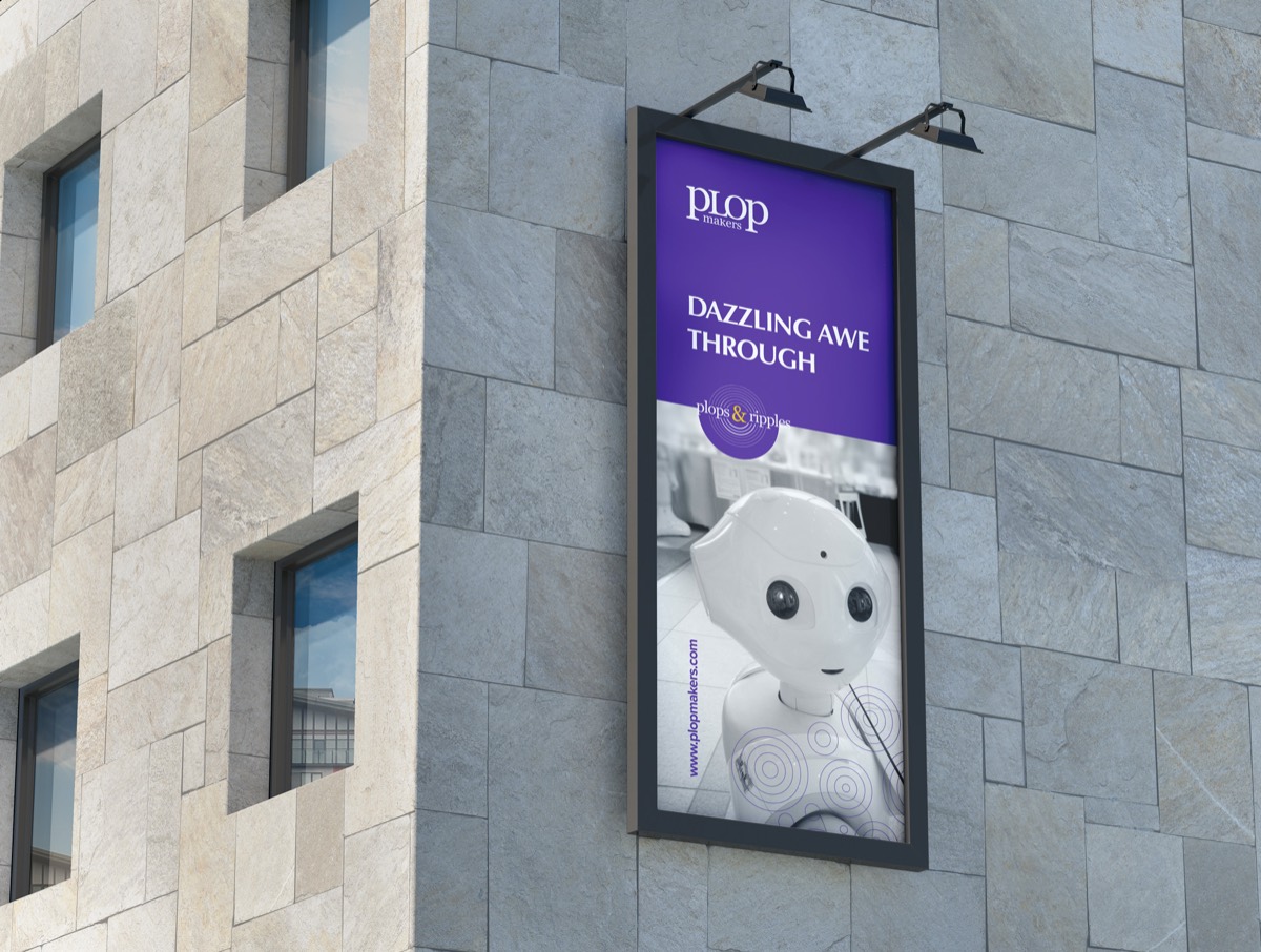 Plop Makers building billboard