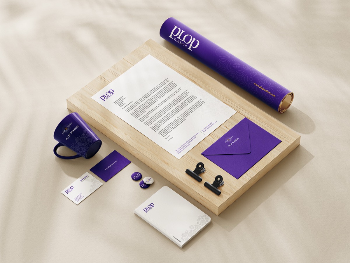 Plop Makers stationery set