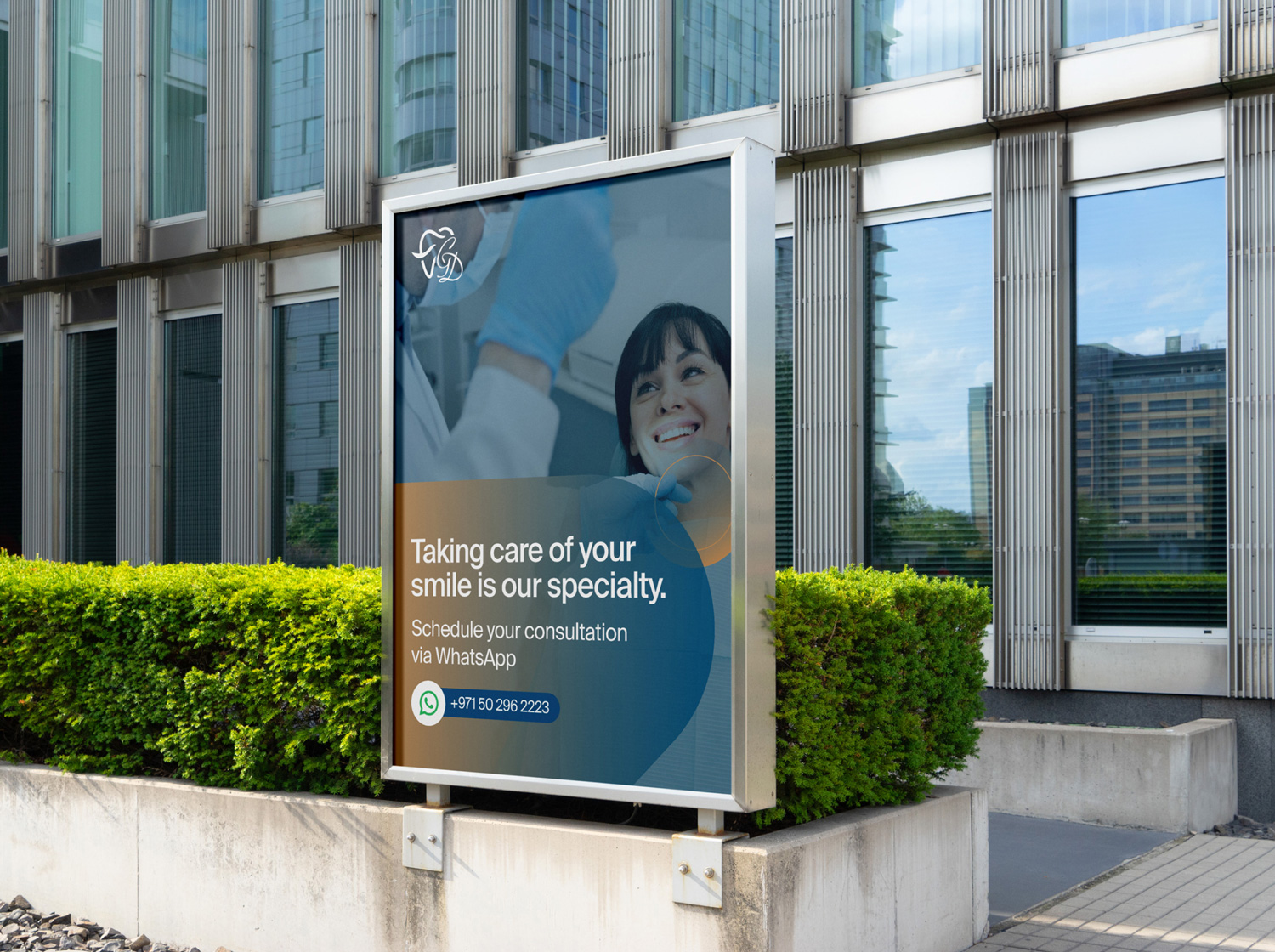 German Dentallee Outdoor Branding