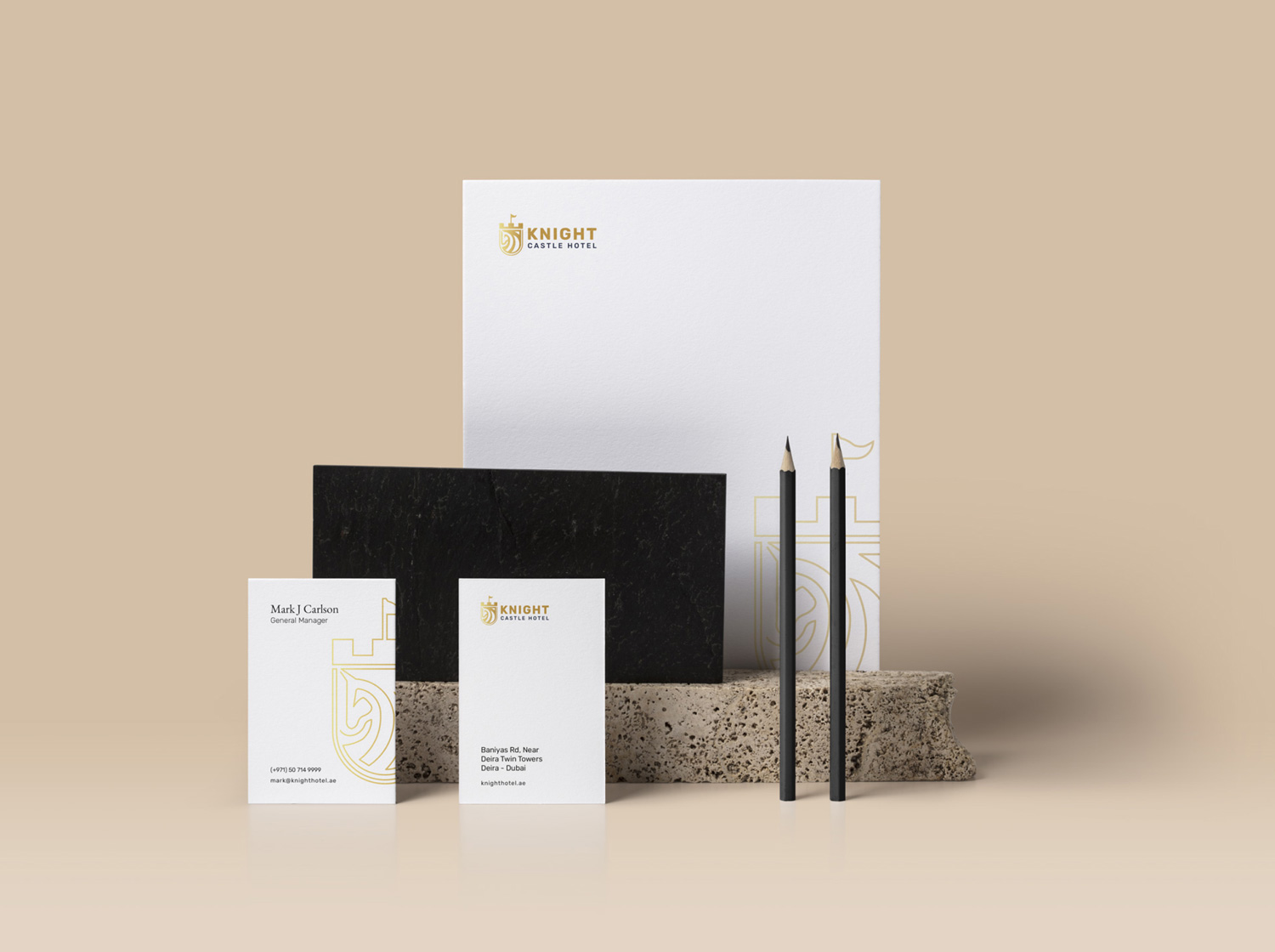 Knight Castle Hotel Stationary