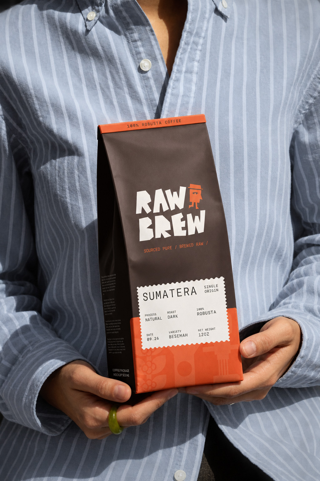 Raw Brew Coffee Packaging