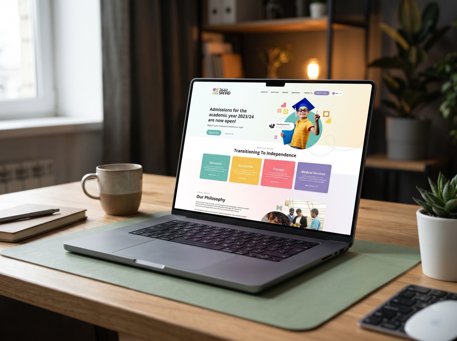 Sanad Village Website Design